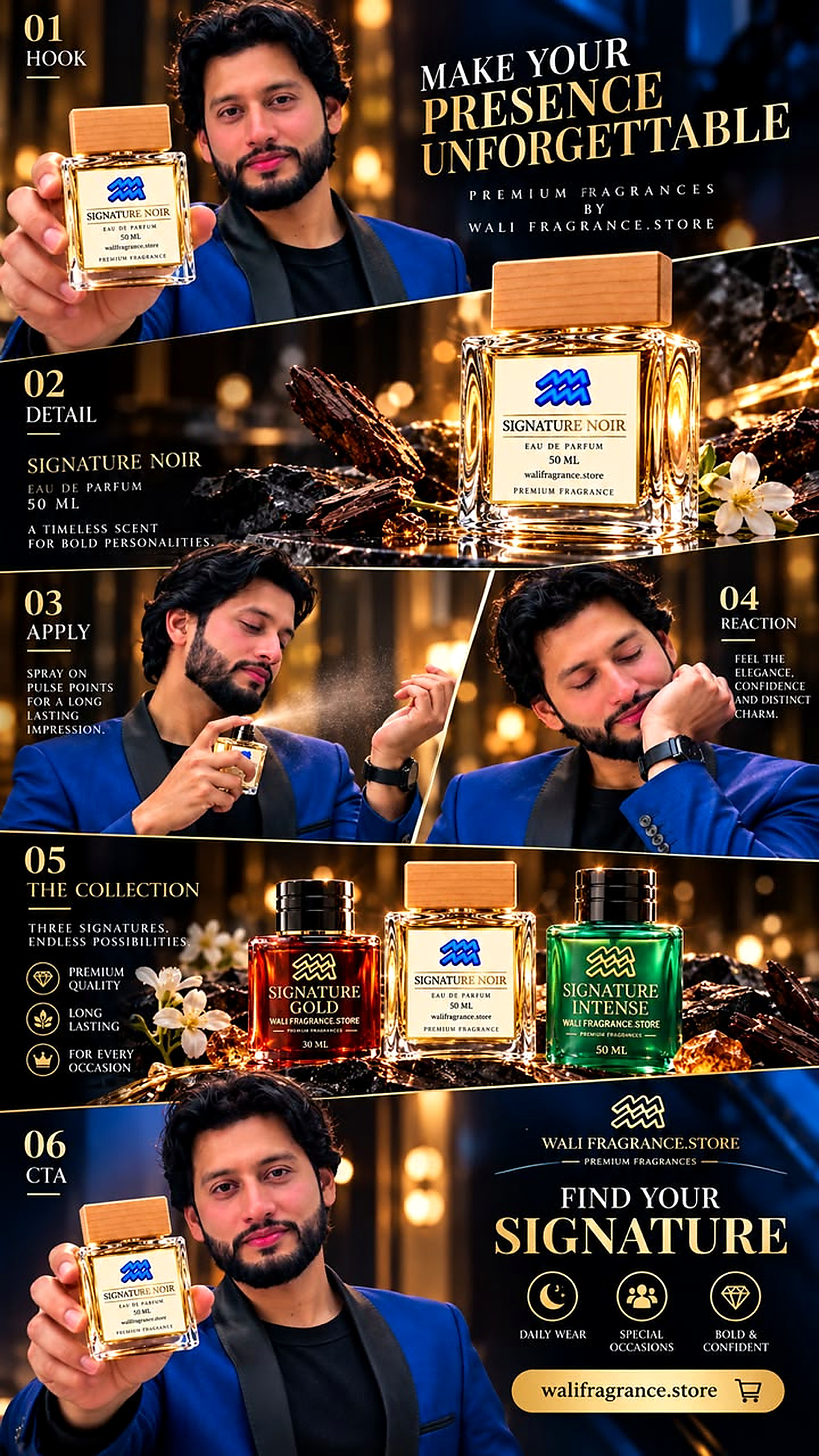 Original Wali Fragrance campaign photograph